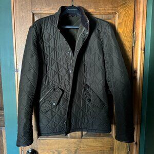 Barbour Powell Quilt Jacket (L-Olive)
